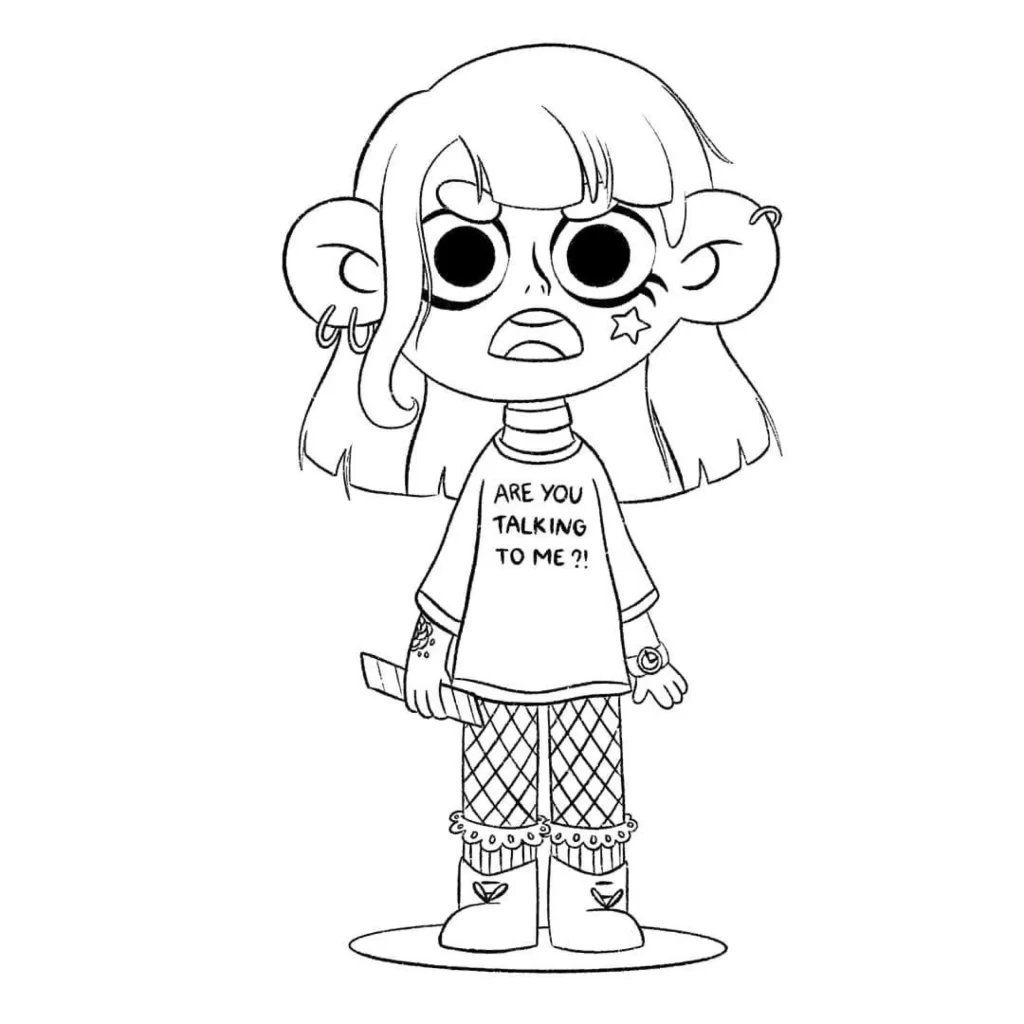 Angry Girl Fashion Attitude Expression Clothing Eleonore Pelluau