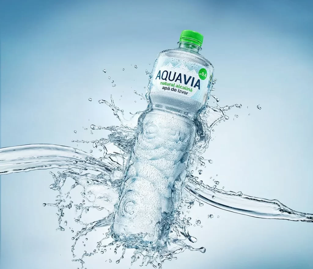 AquaVia Water Bottle Splash