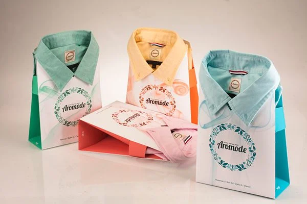 Aromode Cat Food Floral Design Pastel Colors Shirt Collar
