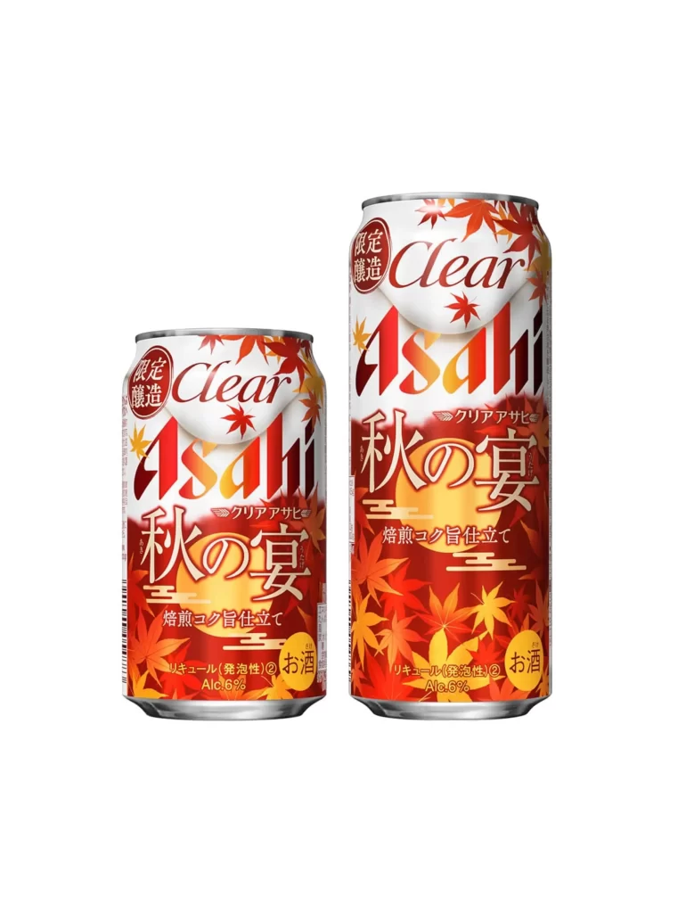 Asahi Beer Autumn Limited Edition Canned Alcohol