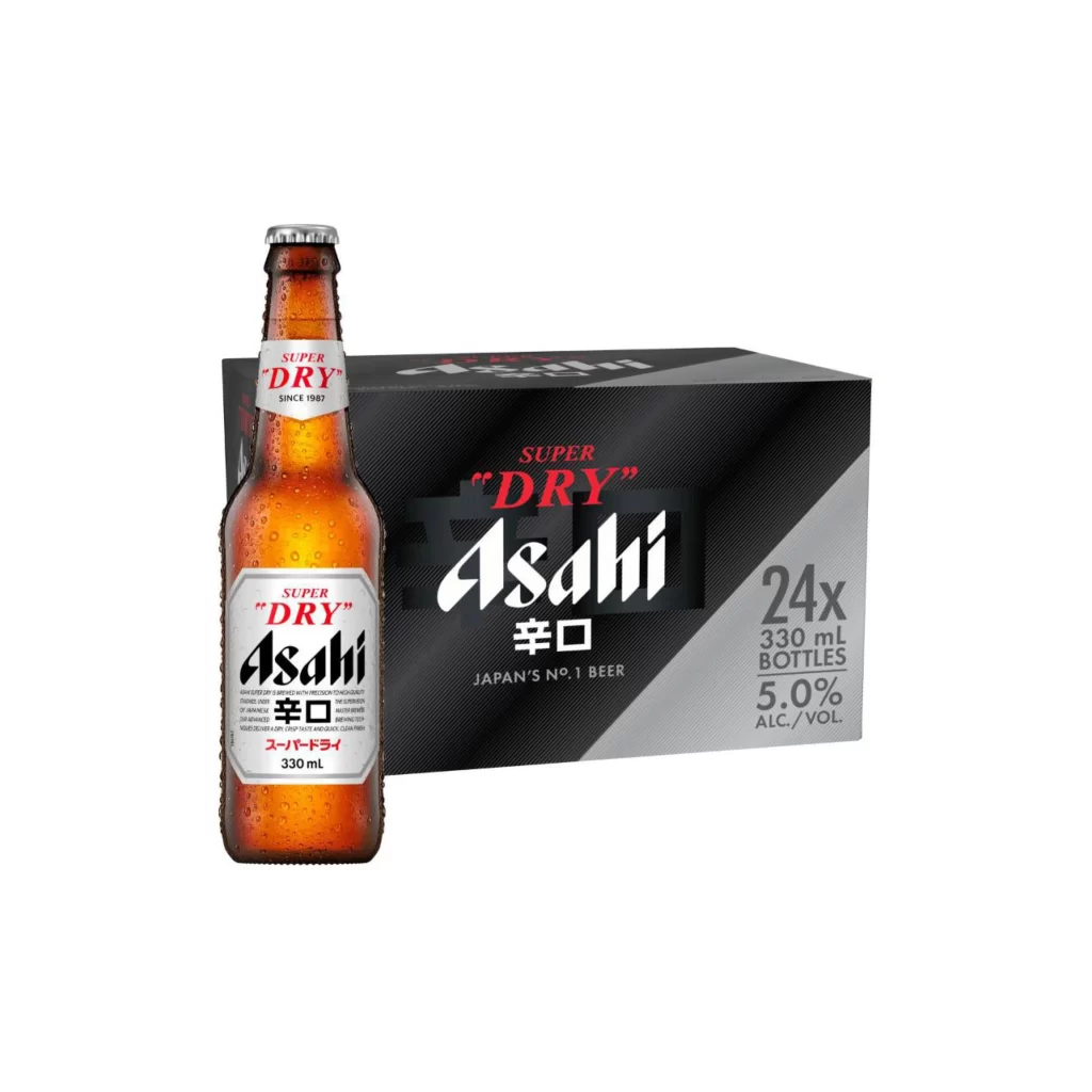 Asahi Super Dry Beer Bottle Packaging