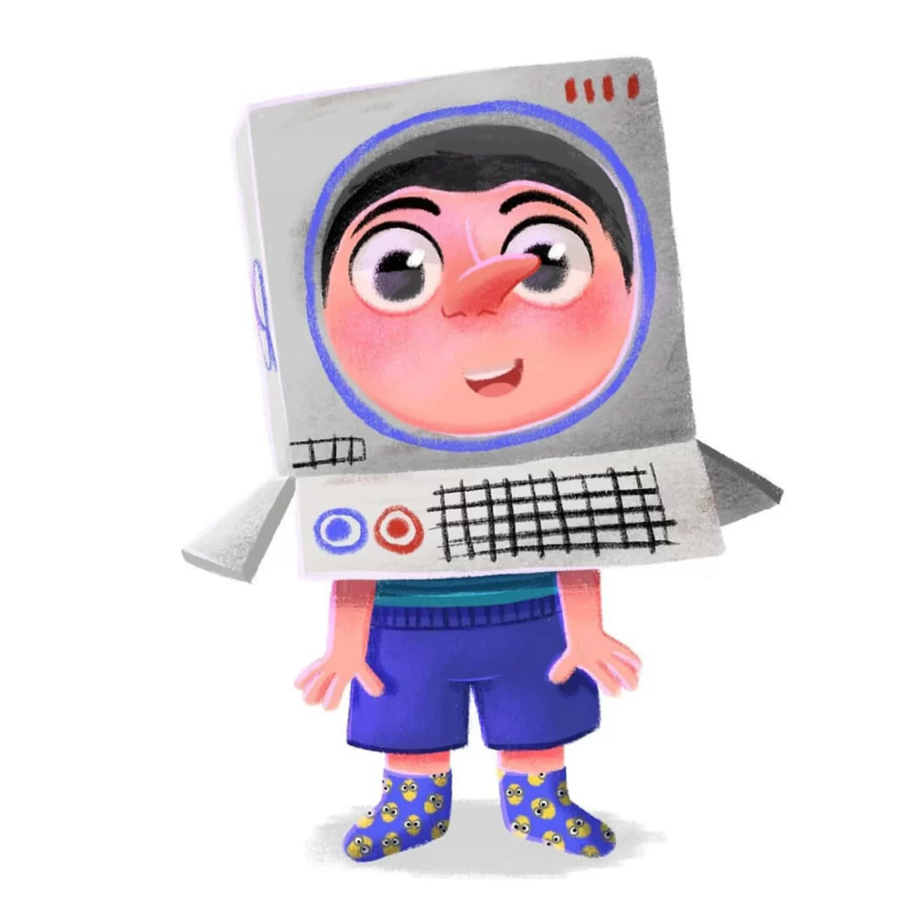 Astronaut Costume Child Socks Helmet Blue Shorts Eleonore Pelluau
