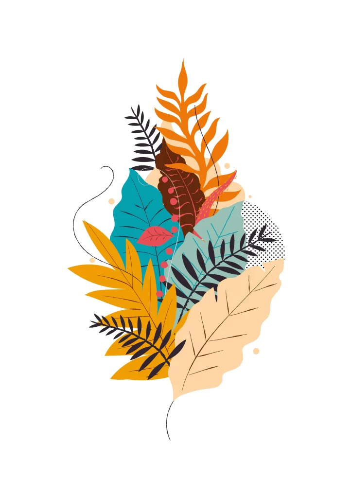 Autumn Leaves Nature Artistic Design