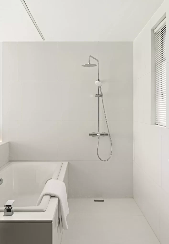 Bathroom Modern Minimalist White Neutral Clean Lines