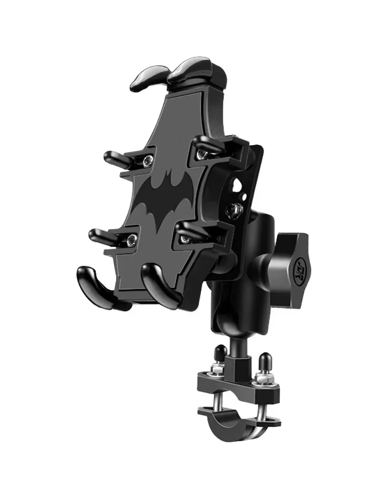 Batman-themed phone mount black color modern design sleek appearance