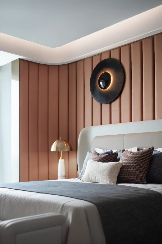 Bedroom Contemporary Neutral Beige Brown Black