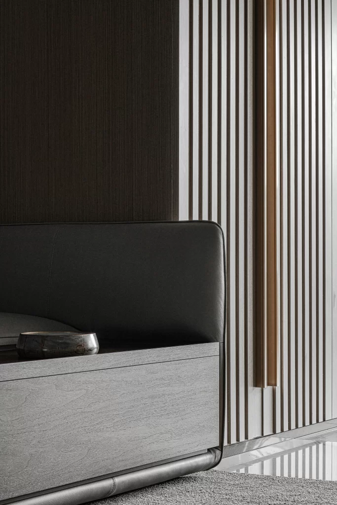 Bedroom Contemporary Neutral Dark Wood Minimalist