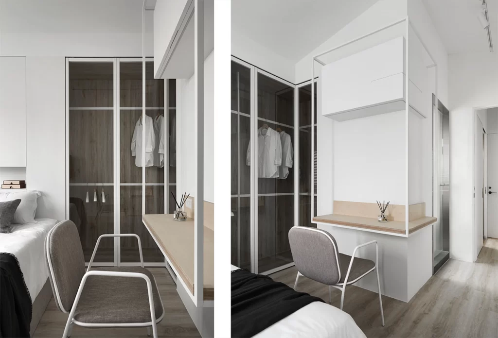 Bedroom Minimalist White Neutral Wood Simple