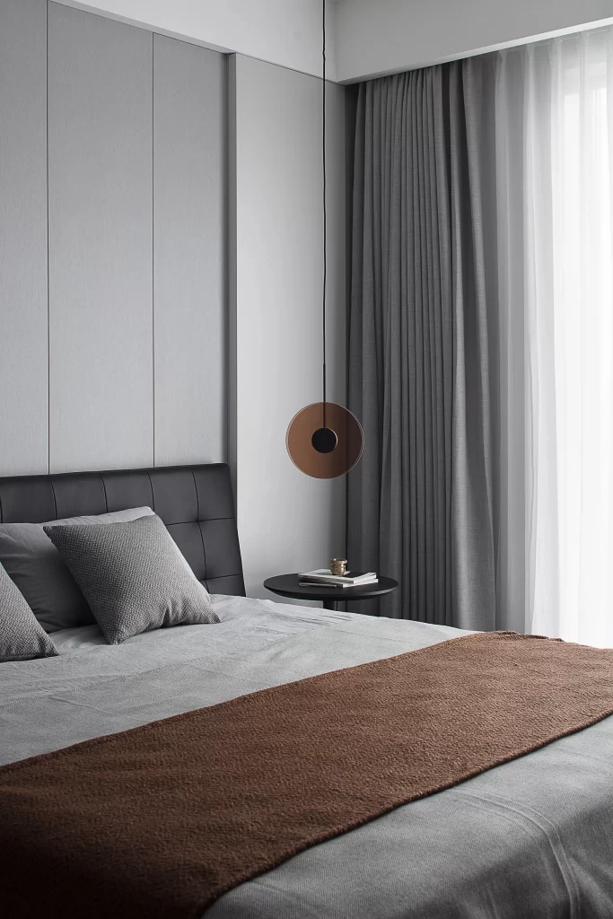 Bedroom Modern Minimalist Neutral Grey Brown