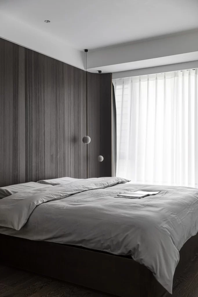 Bedroom Modern Minimalist Neutral White Wood
