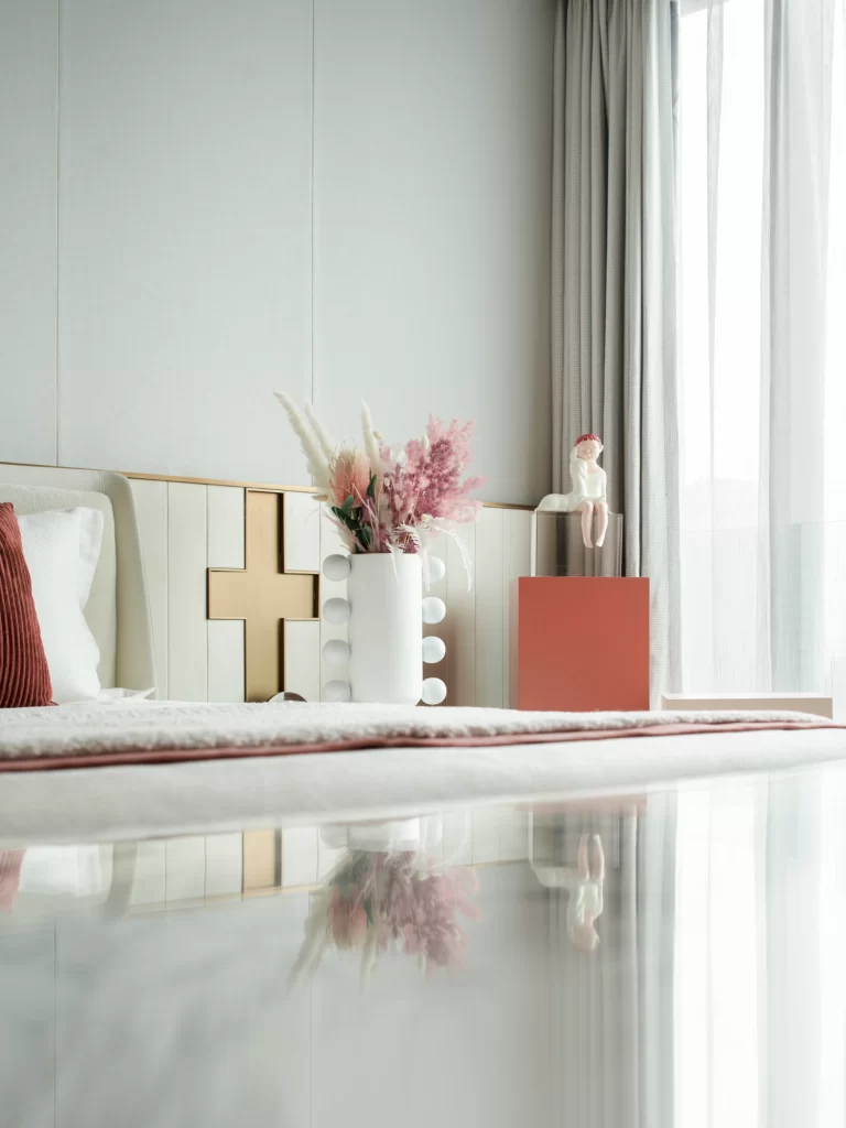 Bedroom Modern Minimalist White Soft Pastel Neutral