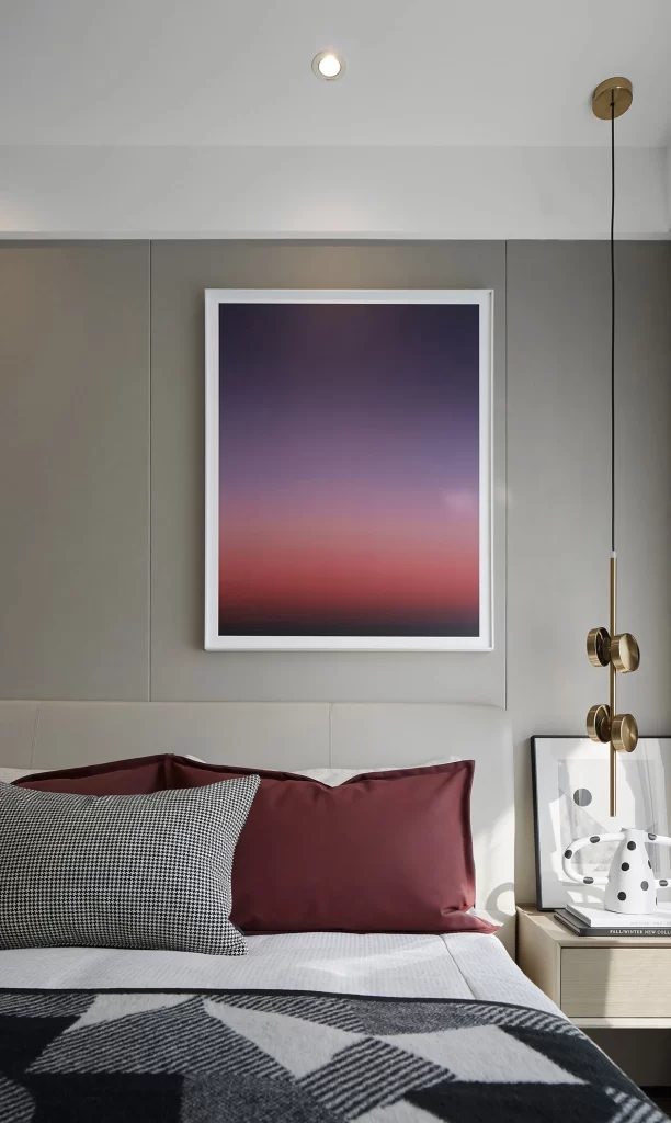 Bedroom Modern Neutral Gradient Artistic Minimalist