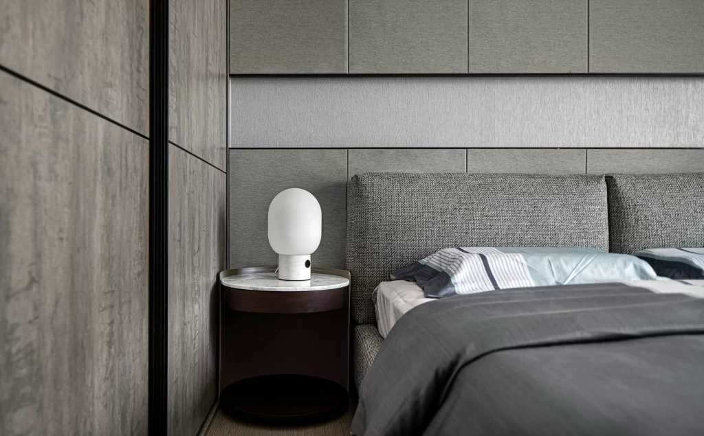 Bedroom Modern Neutral Gray Textured Minimalist