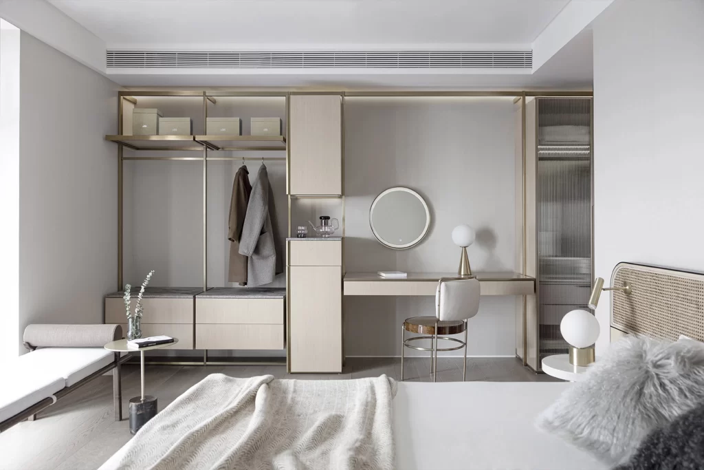 Bedroom Modern Neutral Light Wood Beige Minimalist