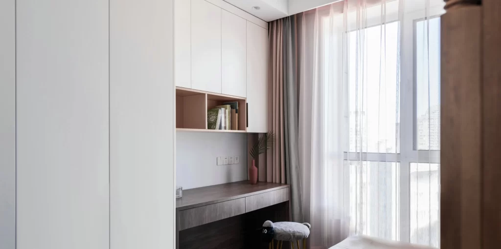Bedroom Modern Neutral White Wood Natural Light