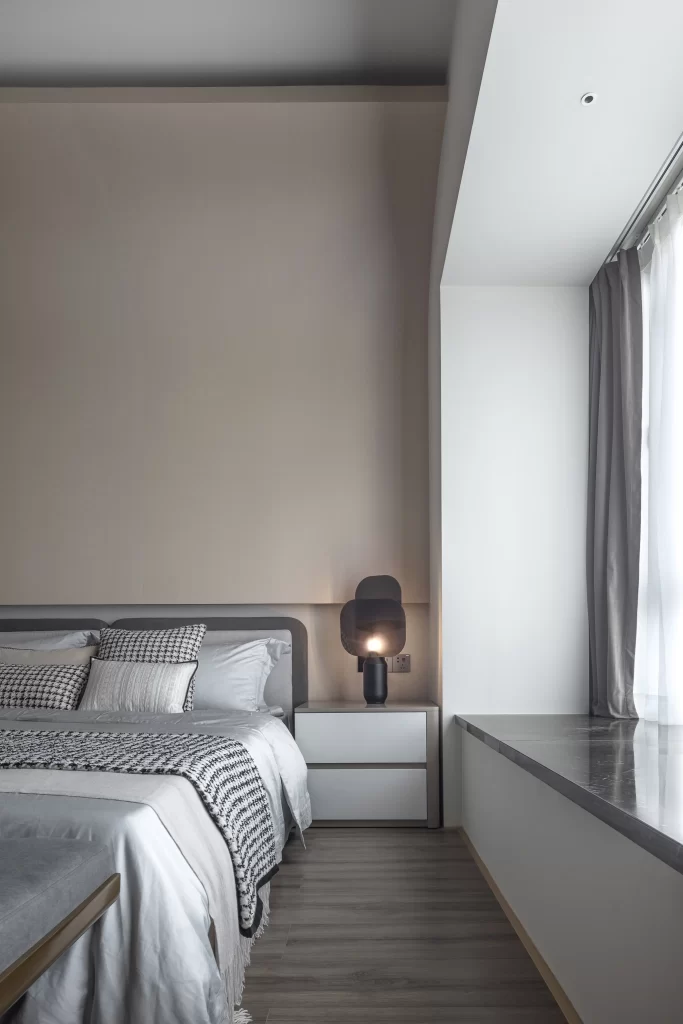 Bedroom Neutral Tones Minimalist Simple Functional