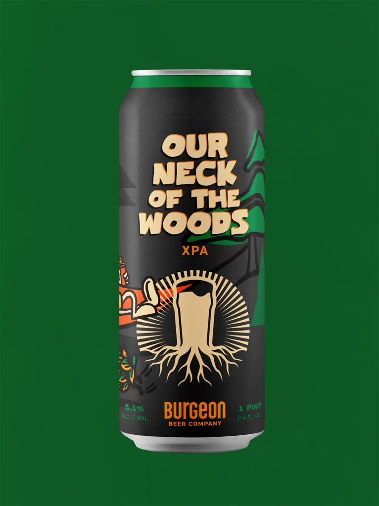 Beer Can Woods XPA Burgeon Beverage