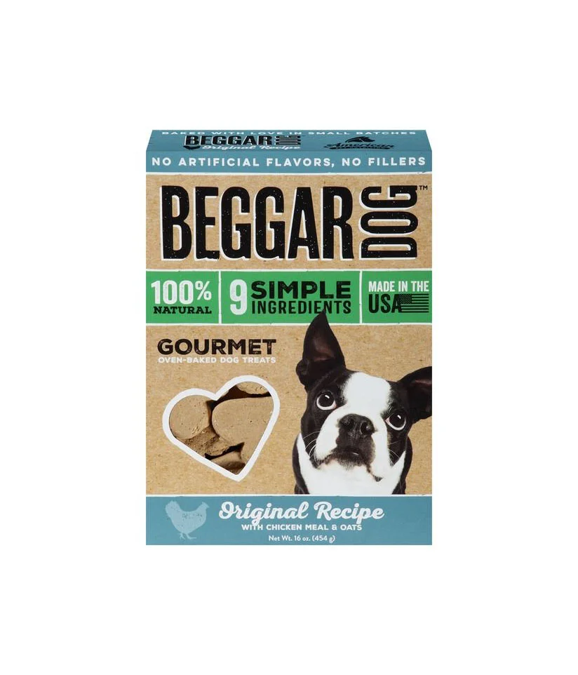 Beggar Dog Treats Chicken Meal Oats Natural Simple Ingredients