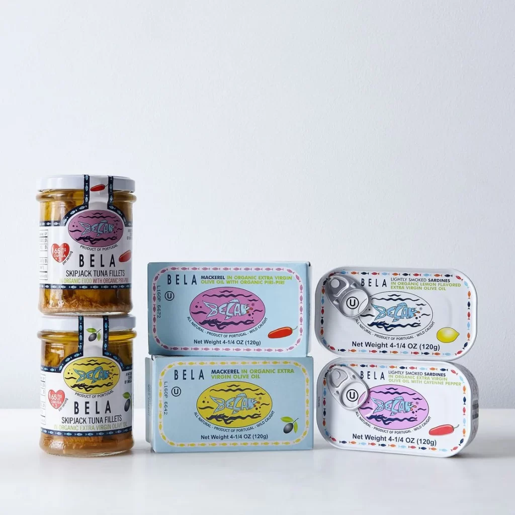 Bela Canned Fish Colorful Illustration