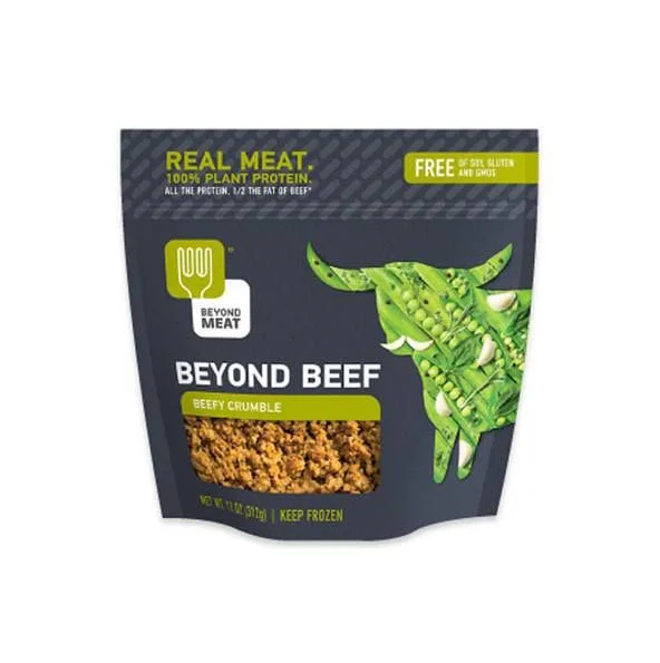 Beyond Meat Beyond Beef Plant Protein Green Packaging Illustration