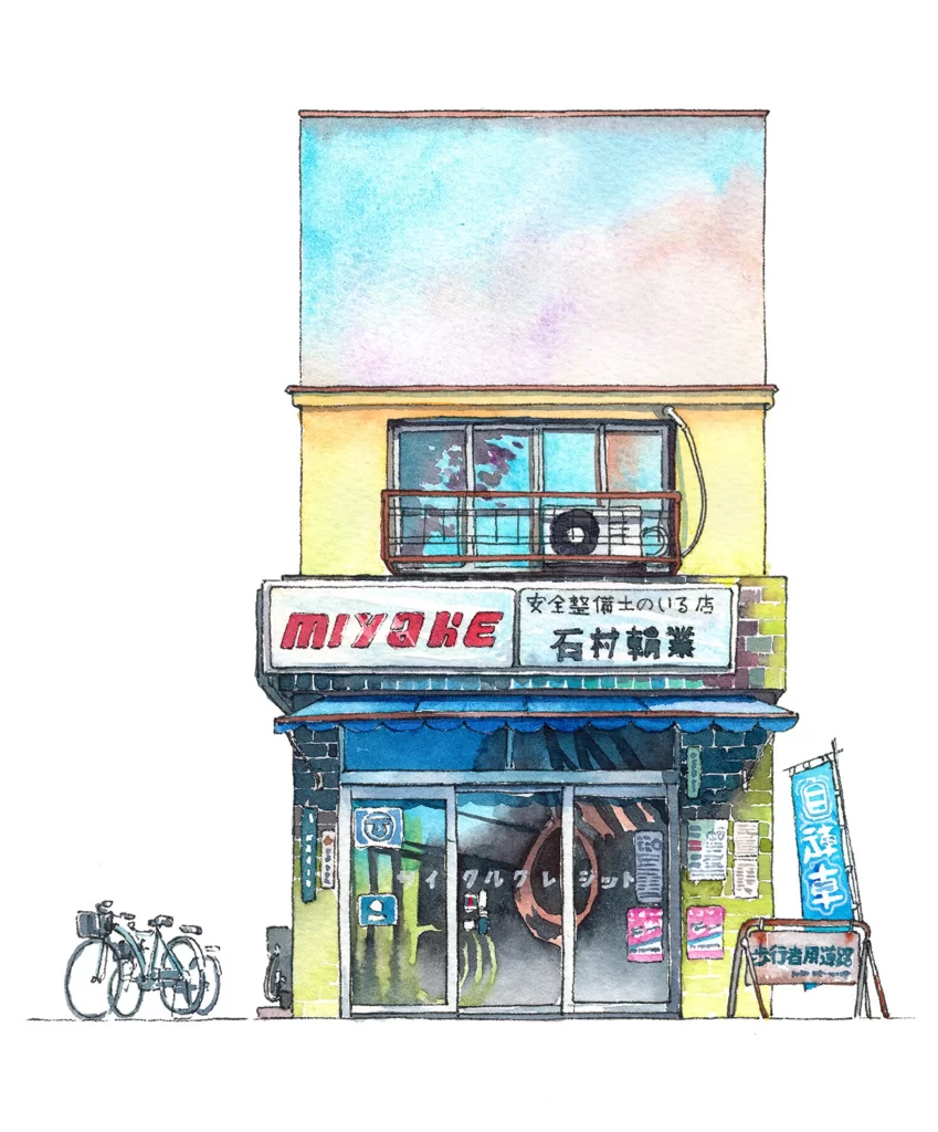Bicycle Storefront Urban Architecture Mateusz Urbanowicz
