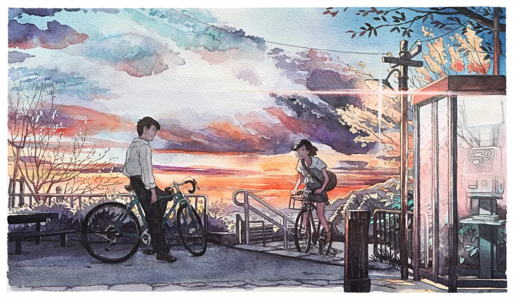 Bicycles Sunset Encounter Mateusz Urbanowicz