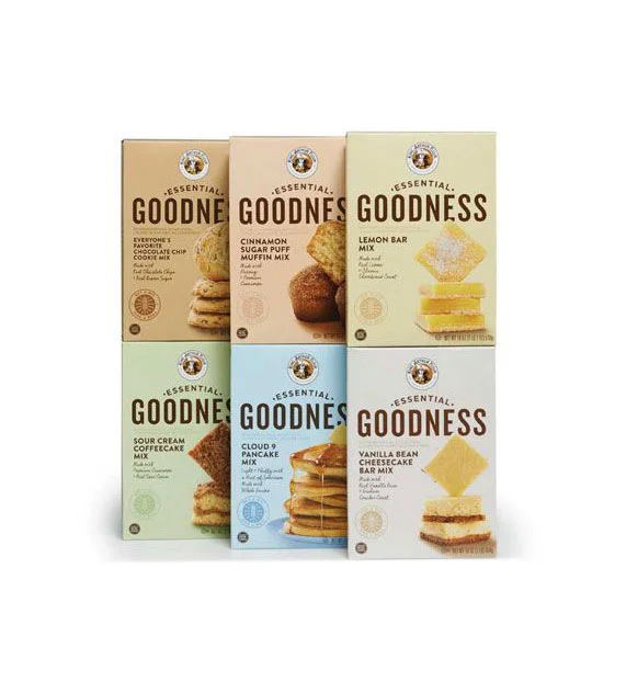 Biscuit Packaging Pastel Colorful Modern Typography