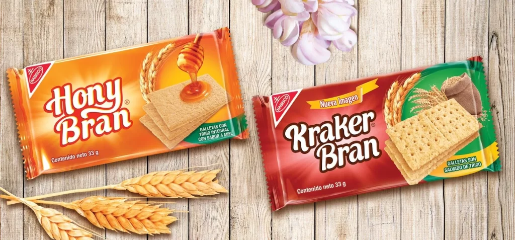Biscuit Packaging Wheat Orange Red Green
