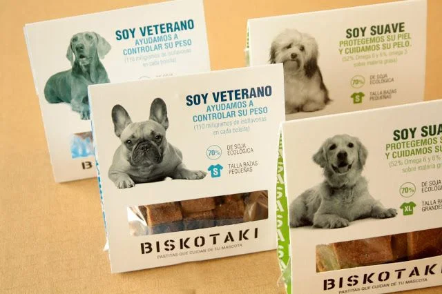 Biskotaki Dog Treats SoyVeterano SoySuave Eco-friendly Brown Packaging DogImages