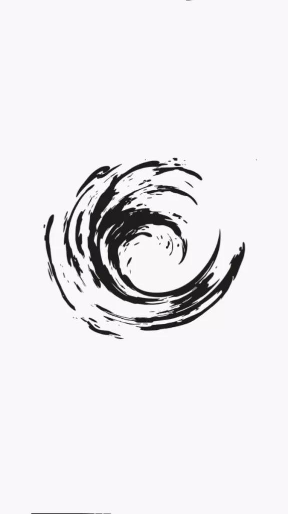 Black and White Spiral Swirl