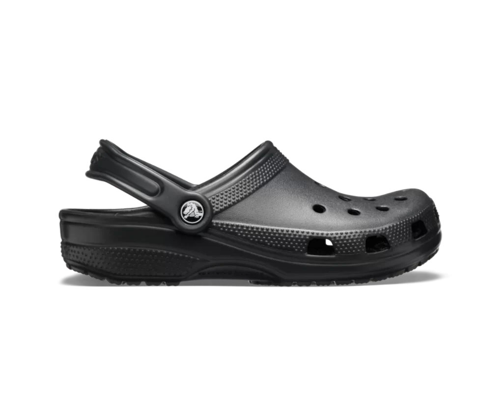 Black Clog Footwear Design