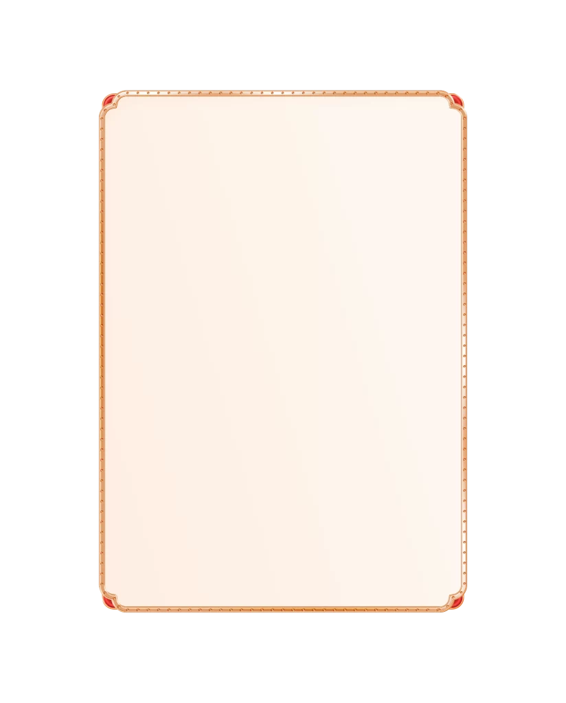 Blank Card Decorative Border Simple Design