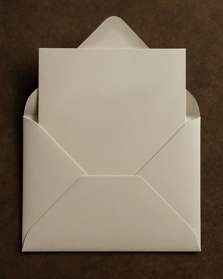 Blank Card in Envelope