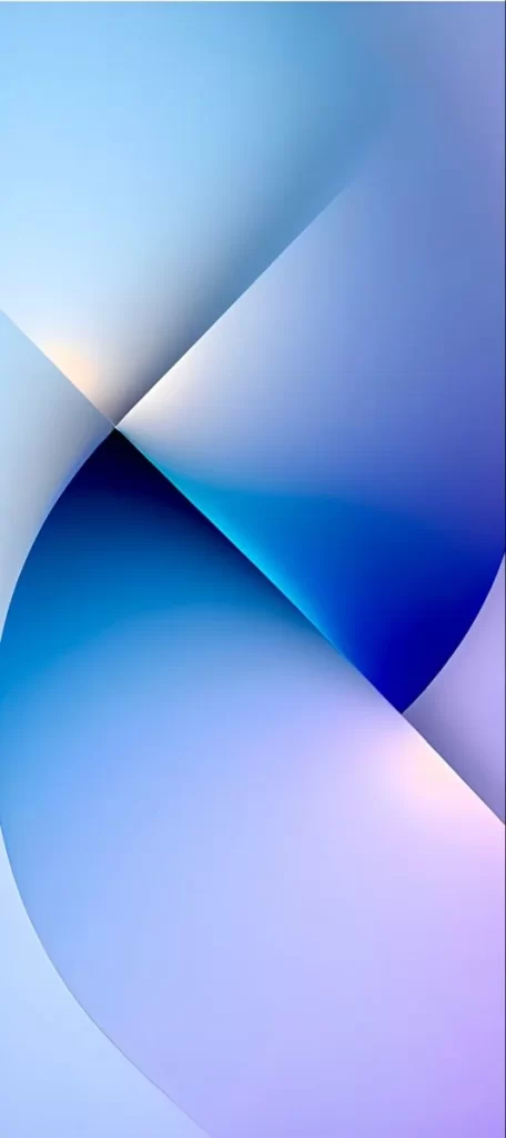 Blue and Purple Gradient Abstract Wave