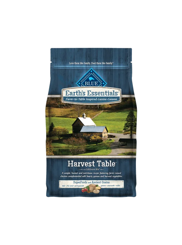 Blue Earth’s Essentials Harvest Table Farm-to-Table Inspired Canine Cuisine