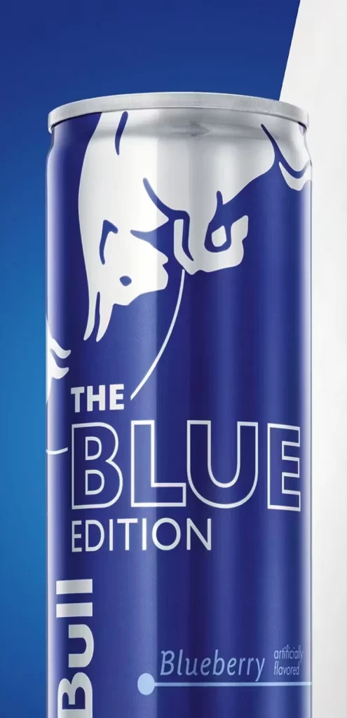 Blue Edition Energy Drink Can