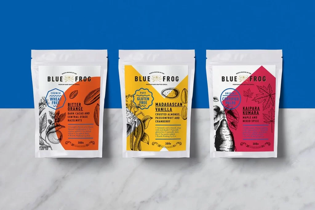 Blue Frog Pet Treats Bitter Orange Wheat Free Yellow Illustration