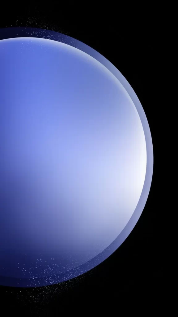 Blue Gradient Sphere with Glowing Edges