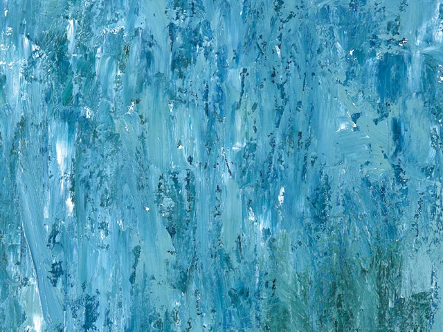 Blue Impasto Oil Painting Texture Bold neutral Brushstrokes