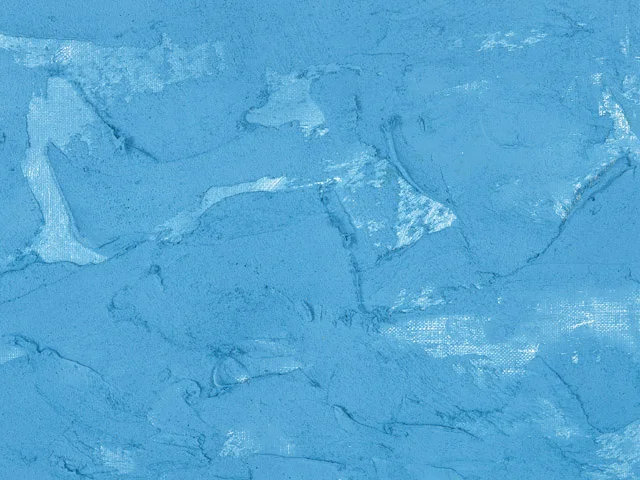 Blue Impasto Oil Painting Texture Rough Brushstrokes