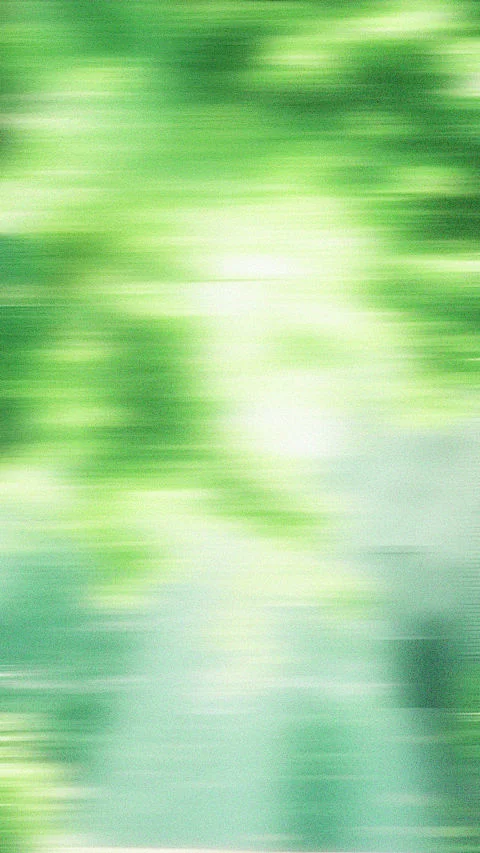 Blurred Green Leaves Nature Background