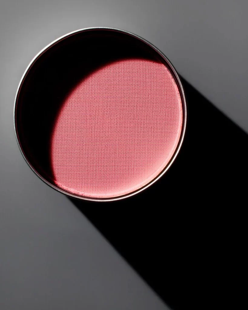 Blush Compact Pink Metallic Modern Design