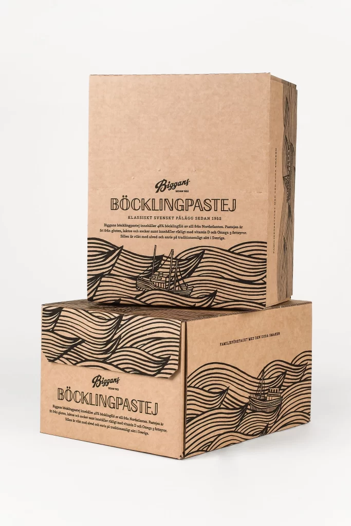 Böcklingpastej Swedish Classic Brown Waves