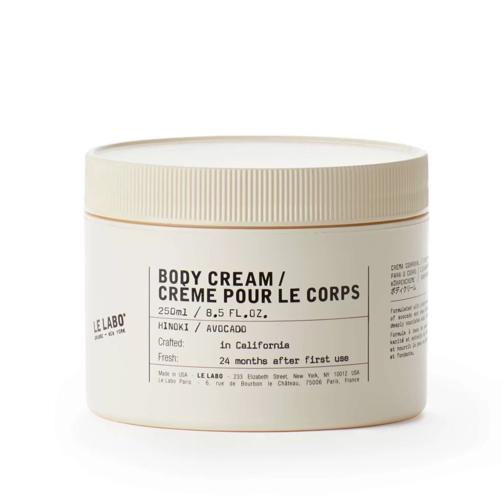 Body Cream White Simple Clean Design