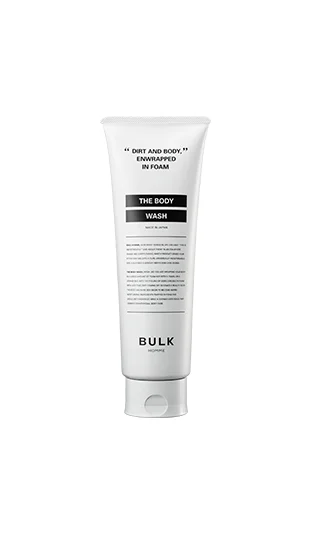 Body Wash White Black Minimalist Clean Design