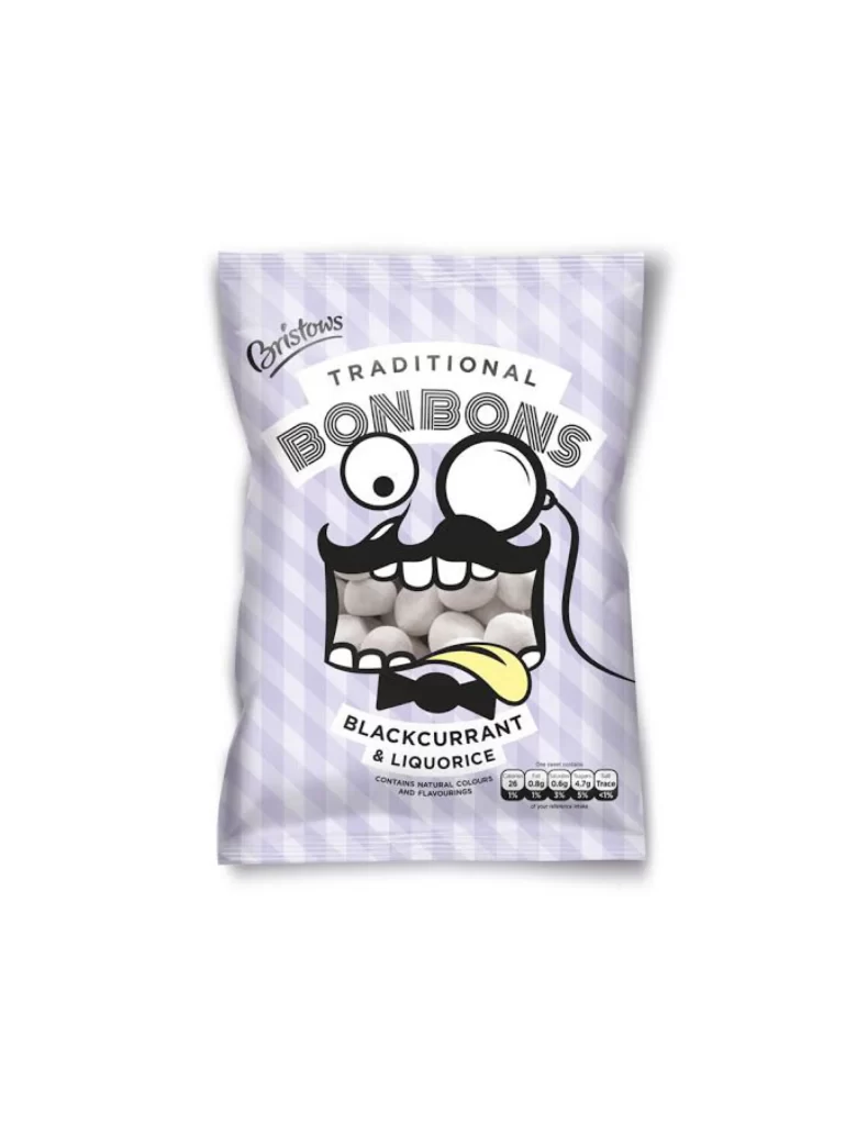 Bonbons Cartoon Purple Checkered Playful