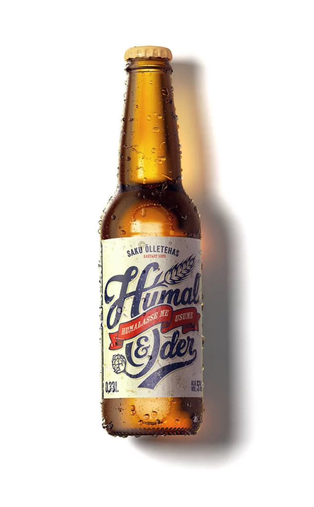 Bottle Beer Label Design Branding