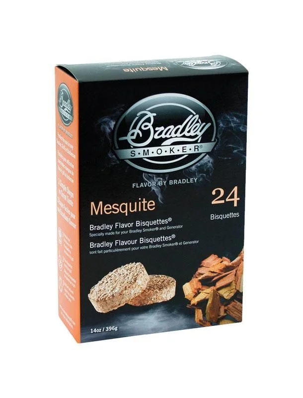 Bradley Mesquite Bisquettes Smoke Flavor