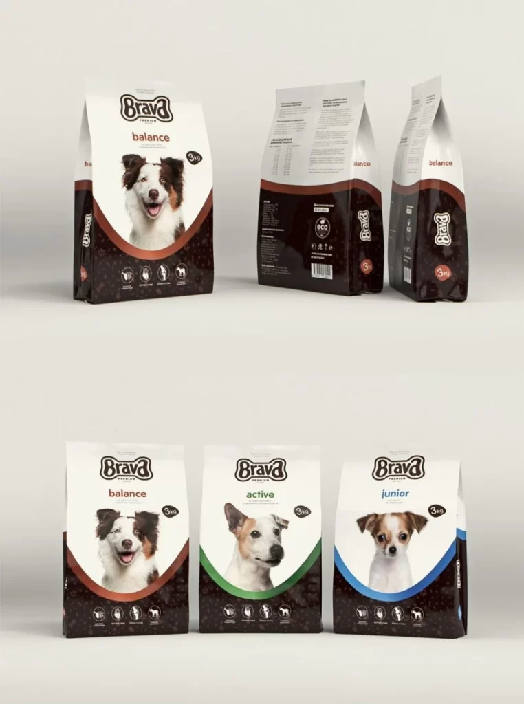 Bravo Dog Food Balance Active Junior Brown Green Blue
