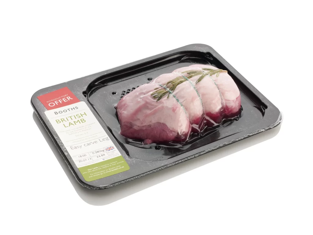 British Lamb Easy Carve Leg Fresh Packaging